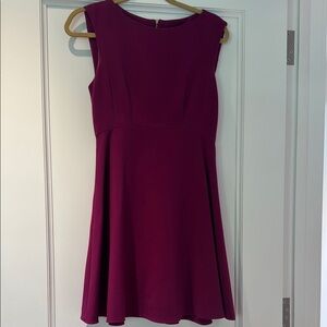 Elegant Sleeveless Purple Dress
